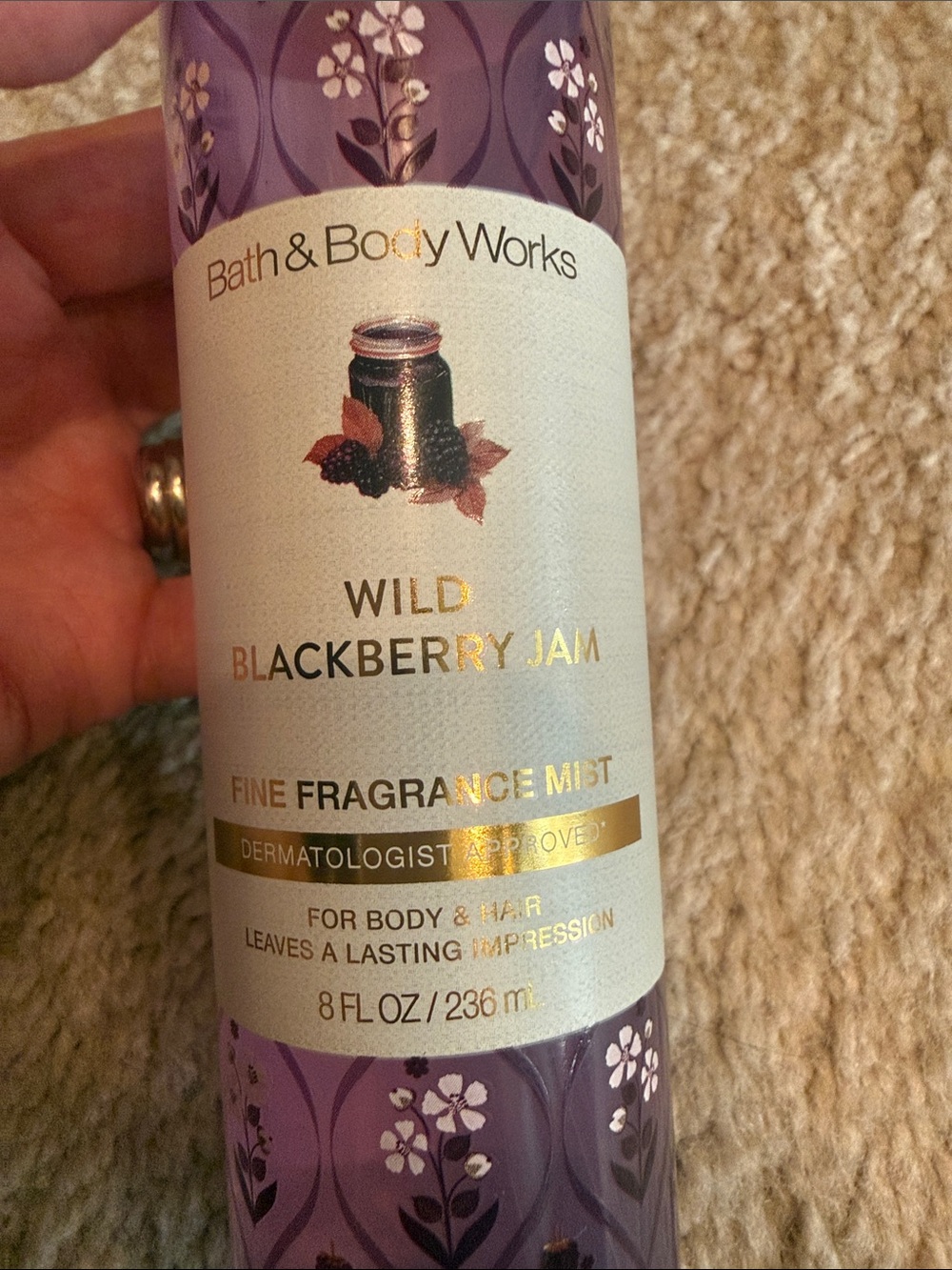 Bath & Body Works Wild Blackberry Jam Body Care Trio Full Size - Picture 2 of 7